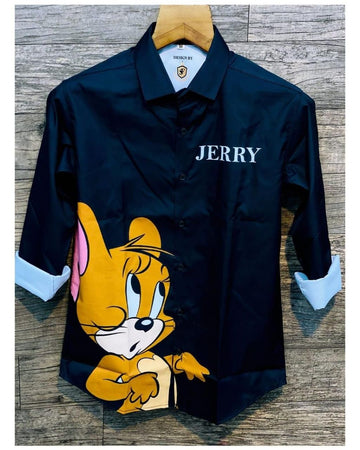 Poly Cotton Printed  Full Sleeves Regular Fit Mens Casual Shirt Roposo Clout